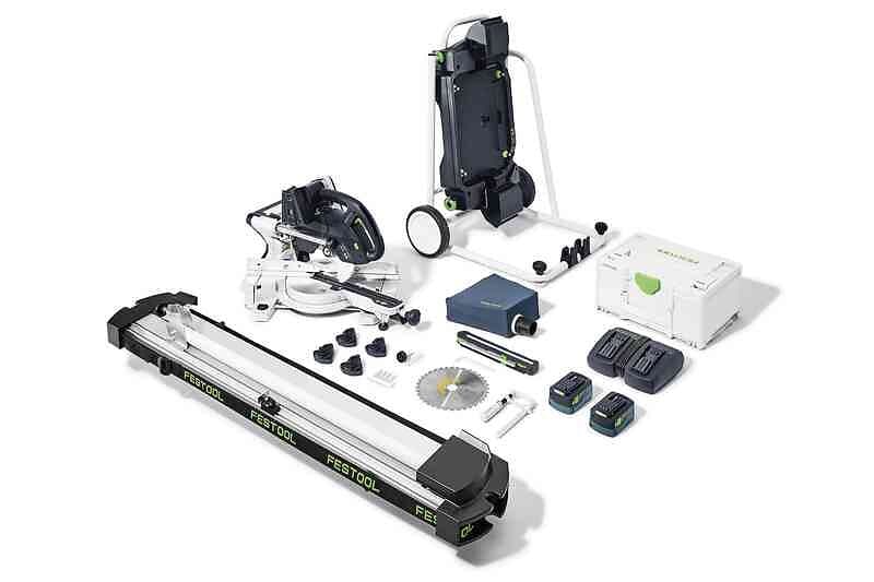 Festool Kap-och geringssåg KSC 60 EB 5,0 I-UG-Set KAPEX; 2x18 V; 2x5,0 Ah batt.