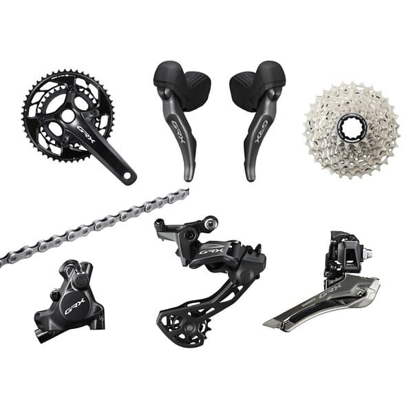 Shimano Grx820 2x12s Groupset 172,5mm 48-31t/11-34t