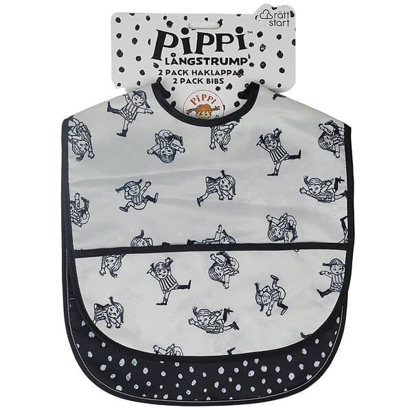 Rätt Start Pippi Cirkus Haklappar 2-pack