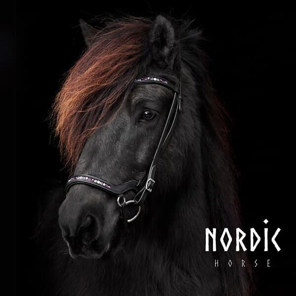 Nordic Horse Anatomisk Nosgrimma Lila