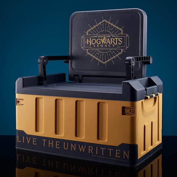 numskull Official Hogwarts Legacy Bedroom Storage Box with folding chair
