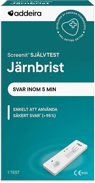 Addeira Screenit självtest Järn 1 st