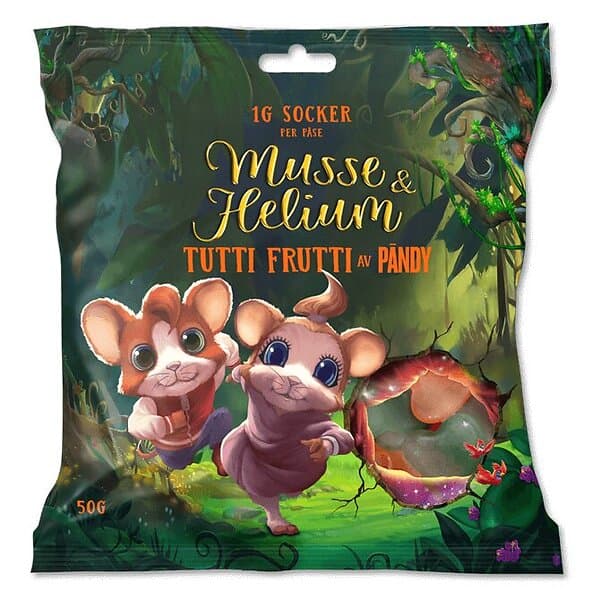 Pändy Musse & Helium Tutti Frutti 50g 
