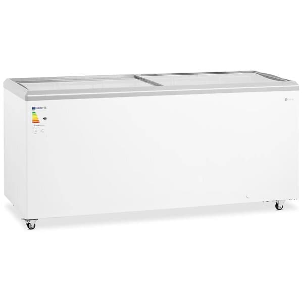 Royal Catering Frysbox 550l Glaslock Låsbar