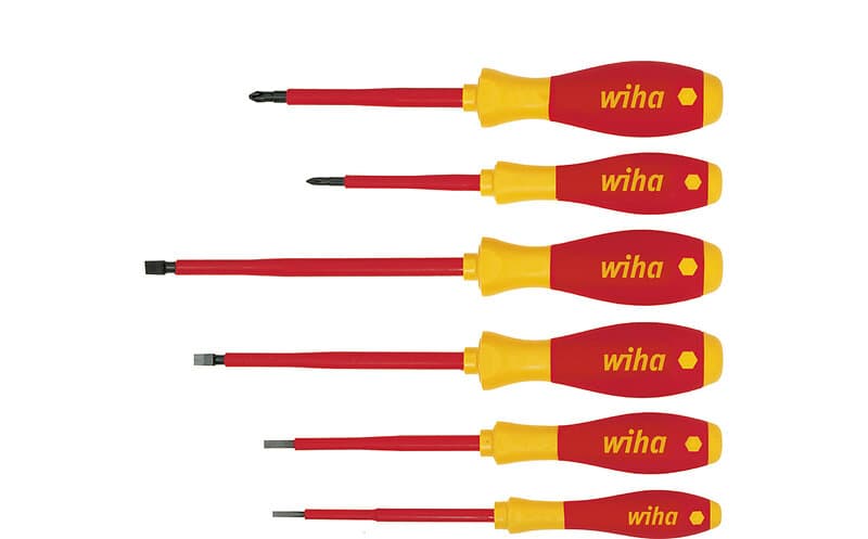 Wiha Skruvmejselsats W00833; 6 st.