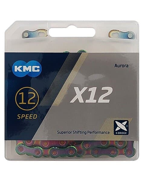 KMC X12 Aurora Chain 126 Links 12s
