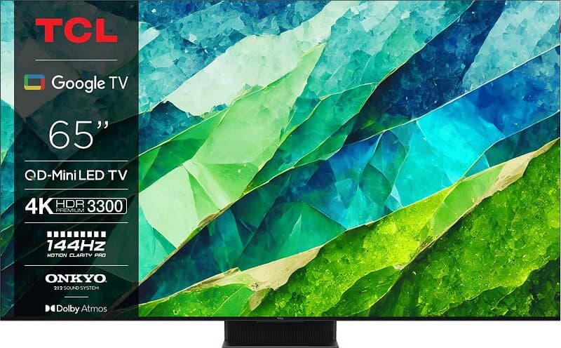 TCL 65C855 65" Mini LED 4K Google TV