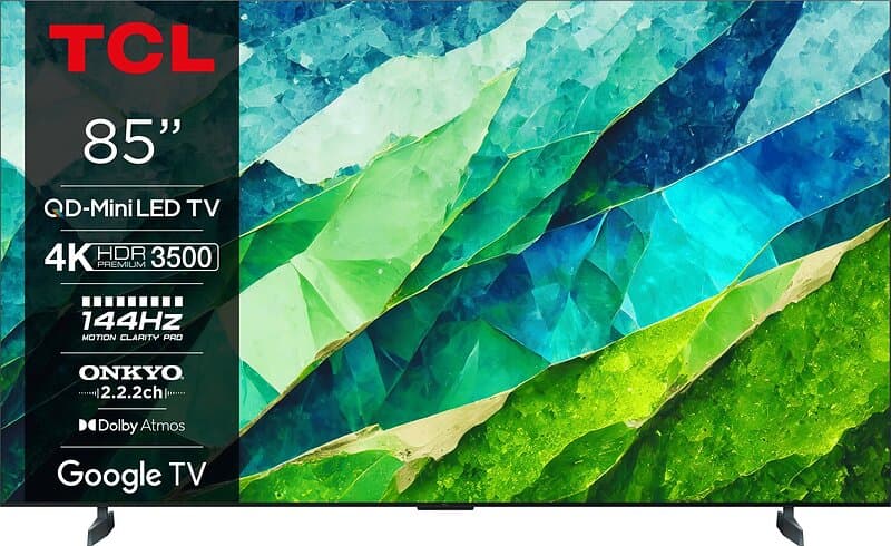 TCL 85C855 85" Mini LED 4K Google TV