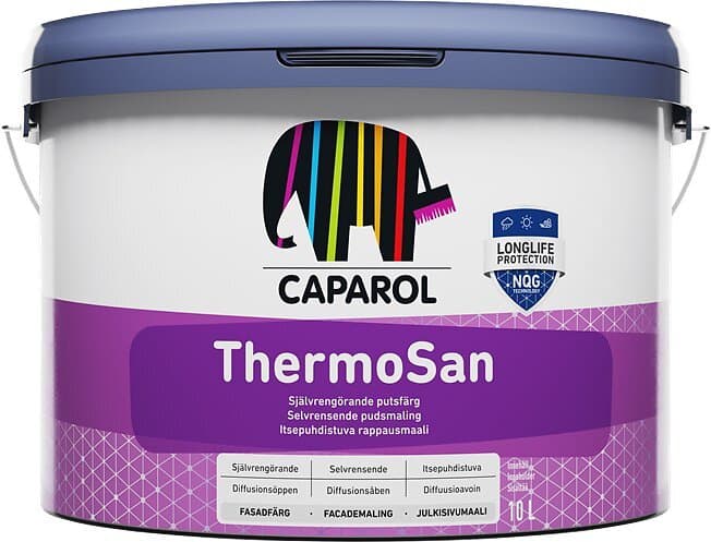 Caparol Fasadfärg ThermoSan Vit-bas 9l