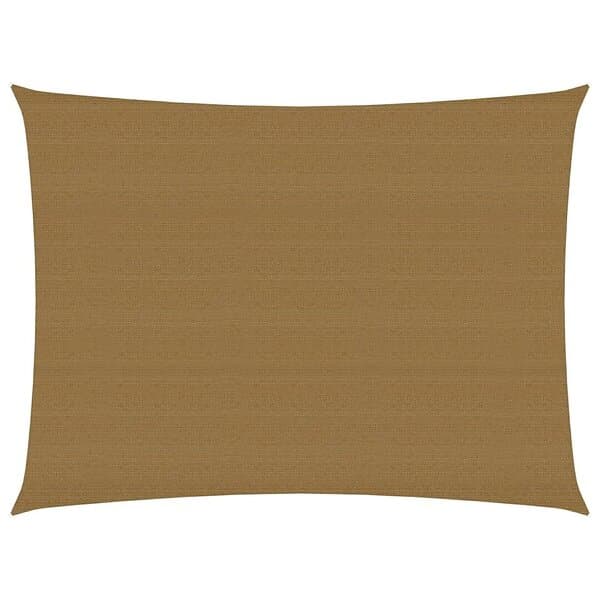 vidaXL Solsegel 160g/m² taupe 2x3 m HDPE 311392