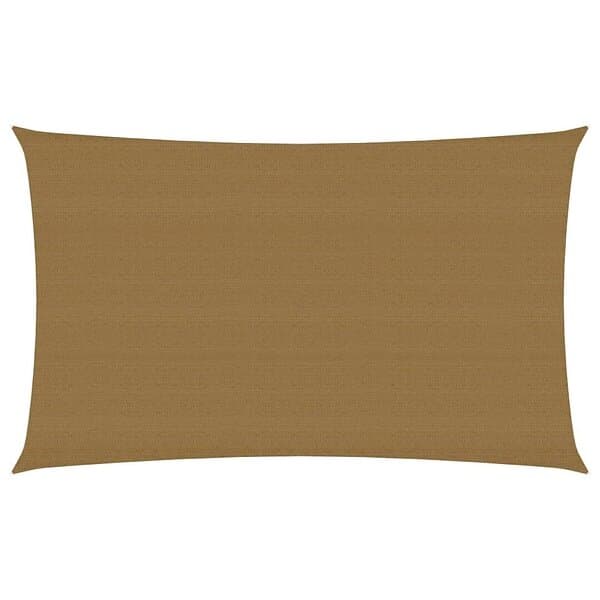 vidaXL Solsegel 160g/m² taupe 2,5x5 m HDPE 311401