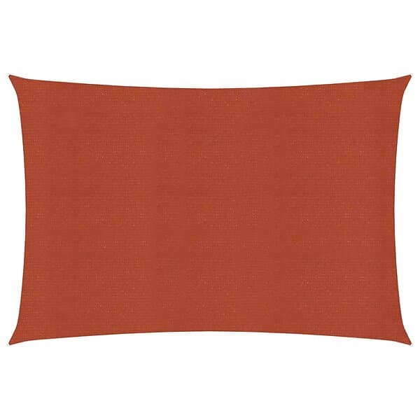 vidaXL Solsegel 160g/m² terrakotta 2,5x4 m HDPE 311344