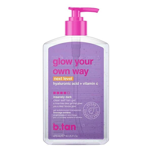 b.tan Glow Your Own Way Next Level Tan Gel 473ml