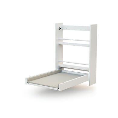 AT4 ESSENTIEL väggmonterat skötbord med skötunderlägg vitt