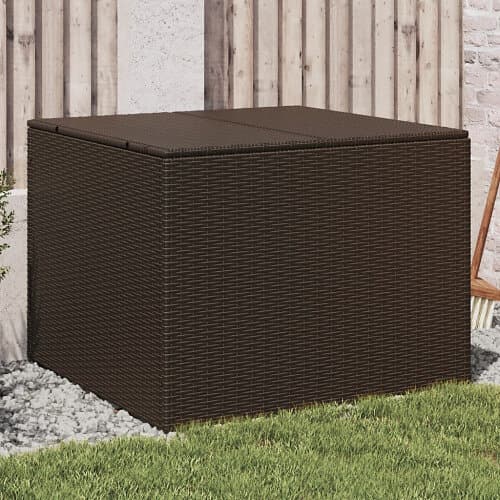 vidaXL Dynbox brun 291L konstrotting 365337