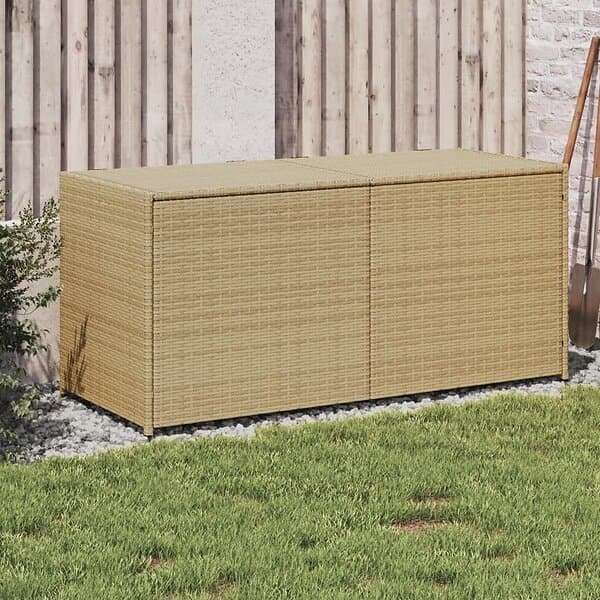 vidaXL Dynbox blandad beige 283L konstrotting 365315