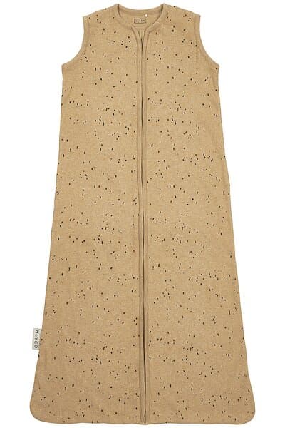 Meyco Baby Rib Mini Spot toffee melange sovsäck