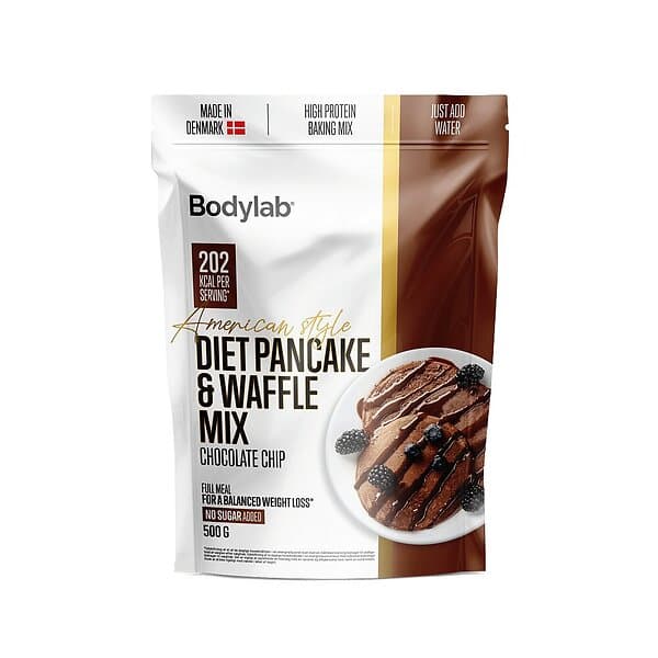 Bodylab Diet Pancake & Waffle Mix (500g) Chocolate Chip