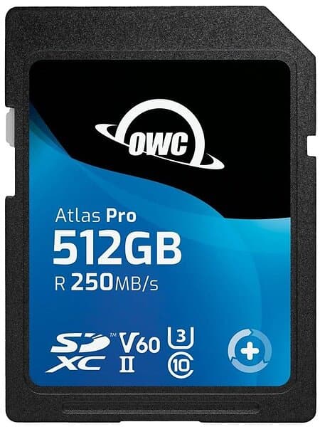 OWC Atlas Pro SDXC UHS-II 250/130 MB/s 512GB