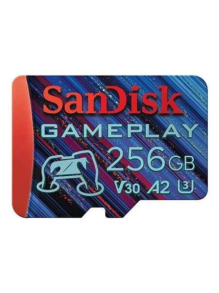 SanDisk GamePlay MicroSDXC Class 10 UHS-I U3 V30 A2 190/130MB/s SDSQXAV-256G 256GB