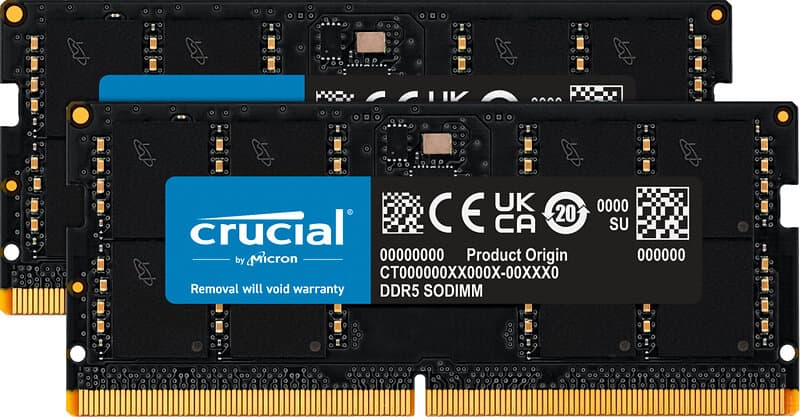 Crucial SO-DIMM DDR5 5600MHz 2x48GB (CT2K48G56C46S5)