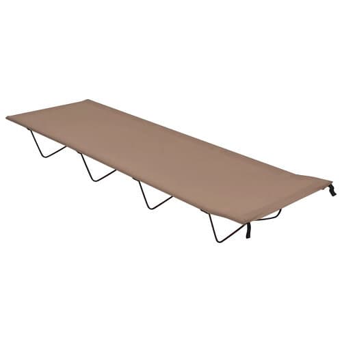 vidaXL Campingsäng 180x60x19 cm oxfordtyg och stål taupe
