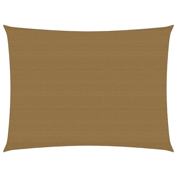 vidaXL Solsegel 160g/m² taupe 2,5x4 m HDPE 311399