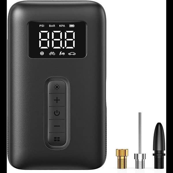 Ugreen bärbar digital däckpump med LED-ljus 15951