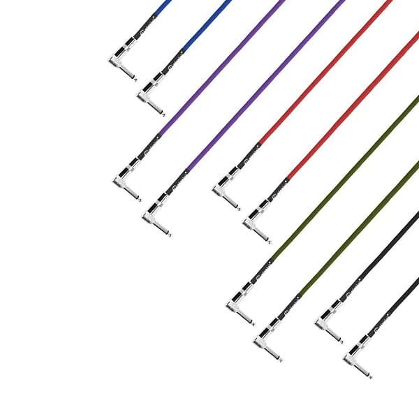 Adam Hall Pedalboard Patch Cable 5-pack 0,3m