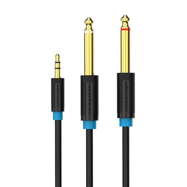 Vention 3,5mm Ma ST > 2x6.3mm Ma MO 0,5m