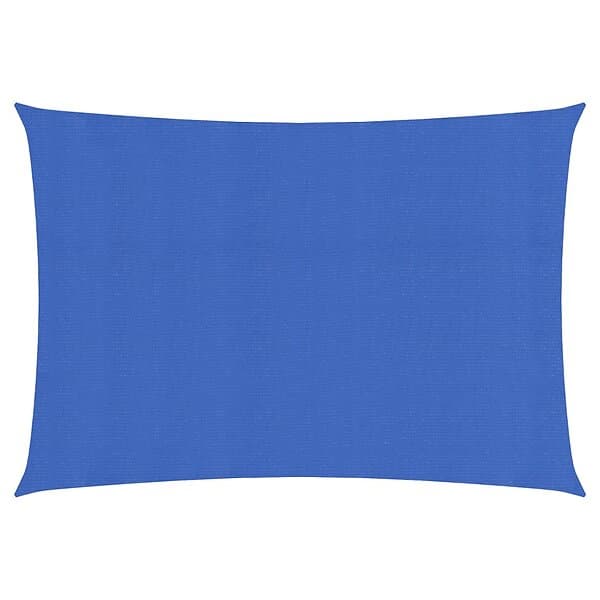 vidaXL Solsegel 160g/m² rektangulär blå 2,5x5 m HDPE 311511