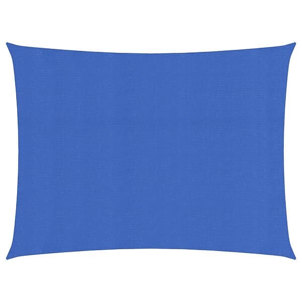 vidaXL Solsegel 160g/m² rektangulär blå 3,5x4,5 m HDPE 311516