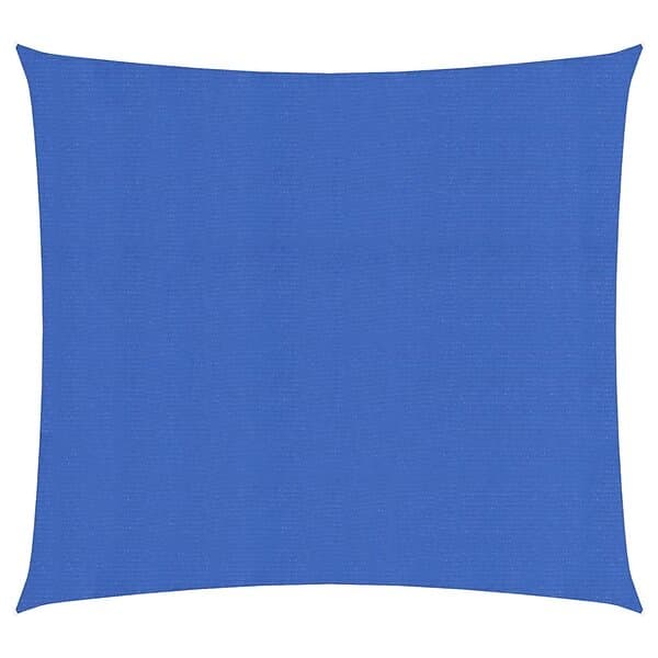 vidaXL Solsegel 160g/m² fyrkantig blå 3x3 m HDPE 311494