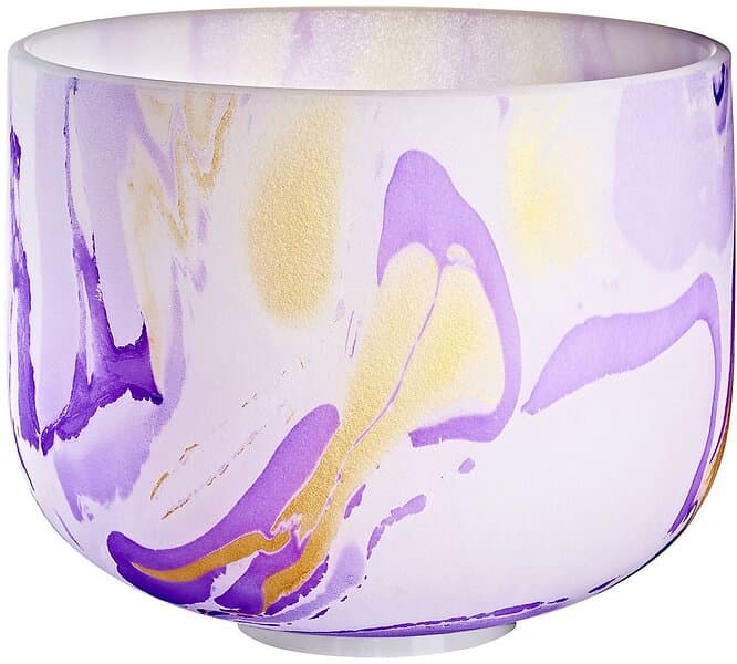 MEINL Marble Crystal Singing Bowl 10" B4 Purple