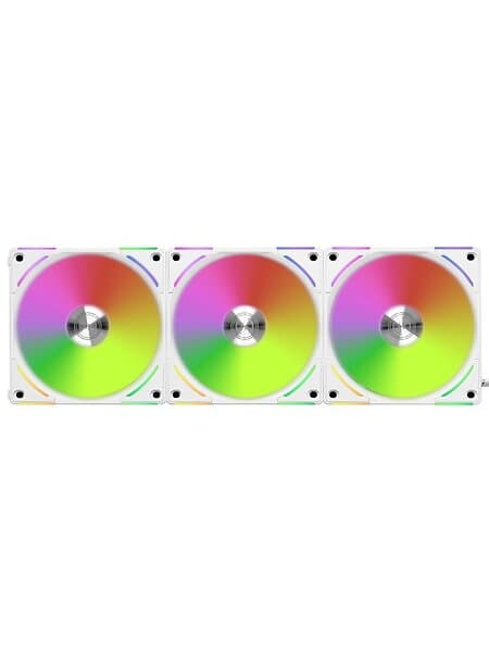 Lian Li UNI FAN AL-120 White RGB 120mm PWM V2 3-pack