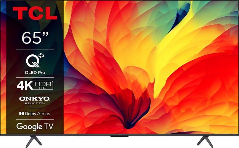 TCL QLED780 65" 4K QLED Smart TV (2024)