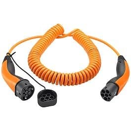 INF Spiral laddkabel Typ 2, upp till 11 kW