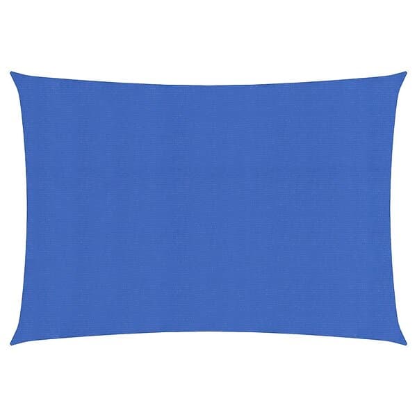 vidaXL Solsegel 160g/m² rektangulär blå 3x5 m HDPE 311514