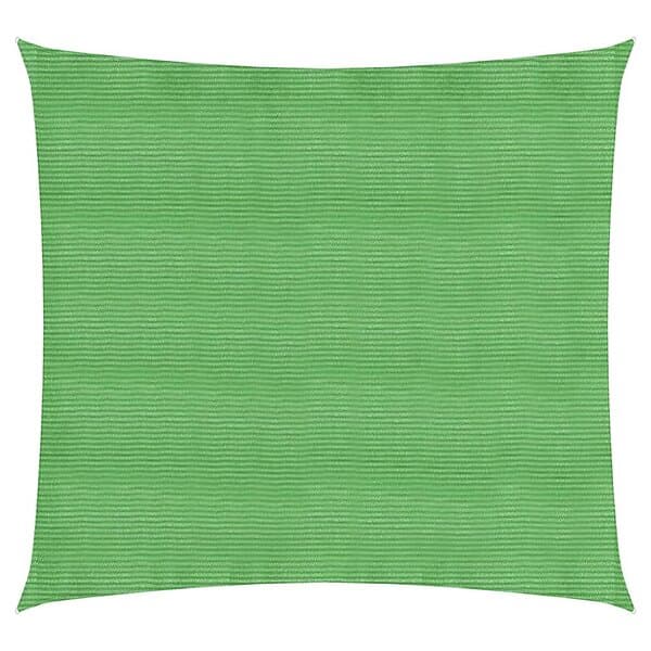 vidaXL Solsegel 160g/m² ljusgrön 2x2,5 m HDPE 311281