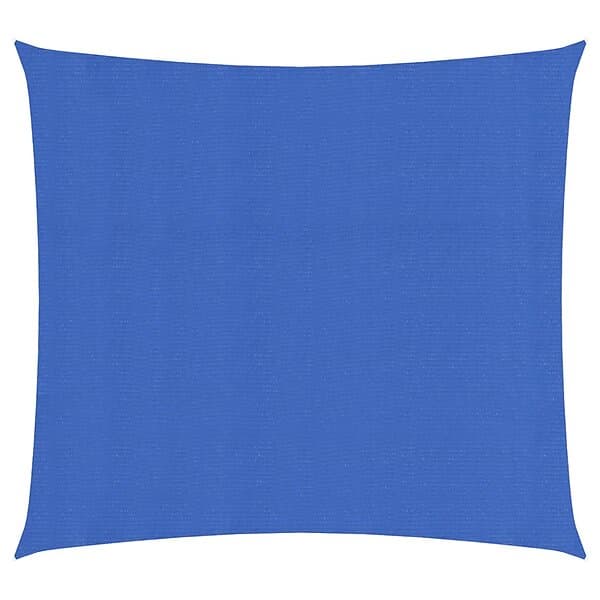vidaXL Solsegel 160g/m² fyrkantig blå 5x5 m HDPE 311498