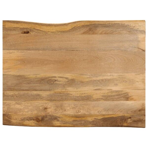 vidaXL Bordsskiva 100x80x2,5 cm levande kant massivt mangoträ 370724