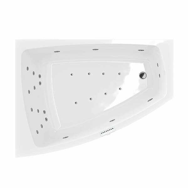 Nordhem Massagesystem 2 till Badkar Kungshamn Led-belysning Underhållsvärmare strMS250+BEL200+UHV3
