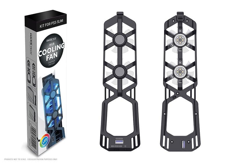 MAXX TECH PS5 Slim RGB Fan
