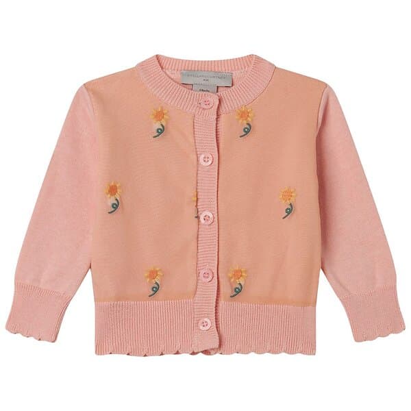 Stella McCartney Kids Broderad Babykofta Laxrosa