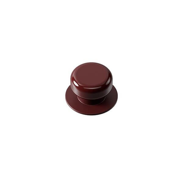 Beslag Design Knopp Colette Glossy Maroon Red