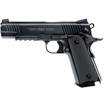 Colt M45 CQBP Black 4,5mm stålrundkulor