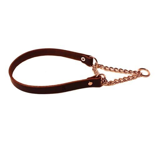 Alac Halvstryp Läder fettat brunt 12mm/35cm