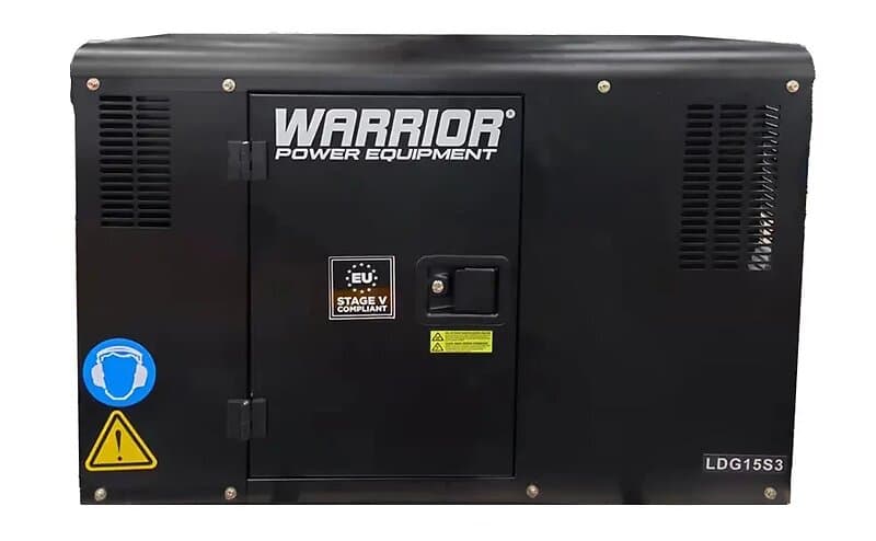 Warrior Elverk 13kW 3-fas diesel med ATS port