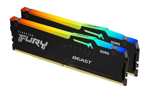 Kingston Fury Beast RGB DDR5 6000MHz 2x8GB (KF560C30BBAK2-64)