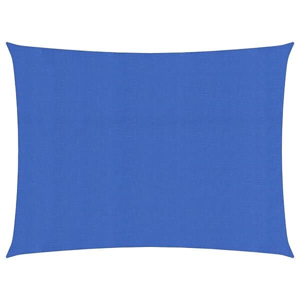 vidaXL Solsegel 160g/m² blå 2,5x3 m HDPE 311507